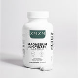 ZMZM Labs Calm & Restore Magnesium — alternate angle of magnesium glycinate bottle