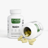 Cellular Renewal NAD+ supplement facts panel — vegan capsules, no gelatin