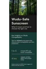 Wudu-Safe Sunscreen — what it means and how to choose