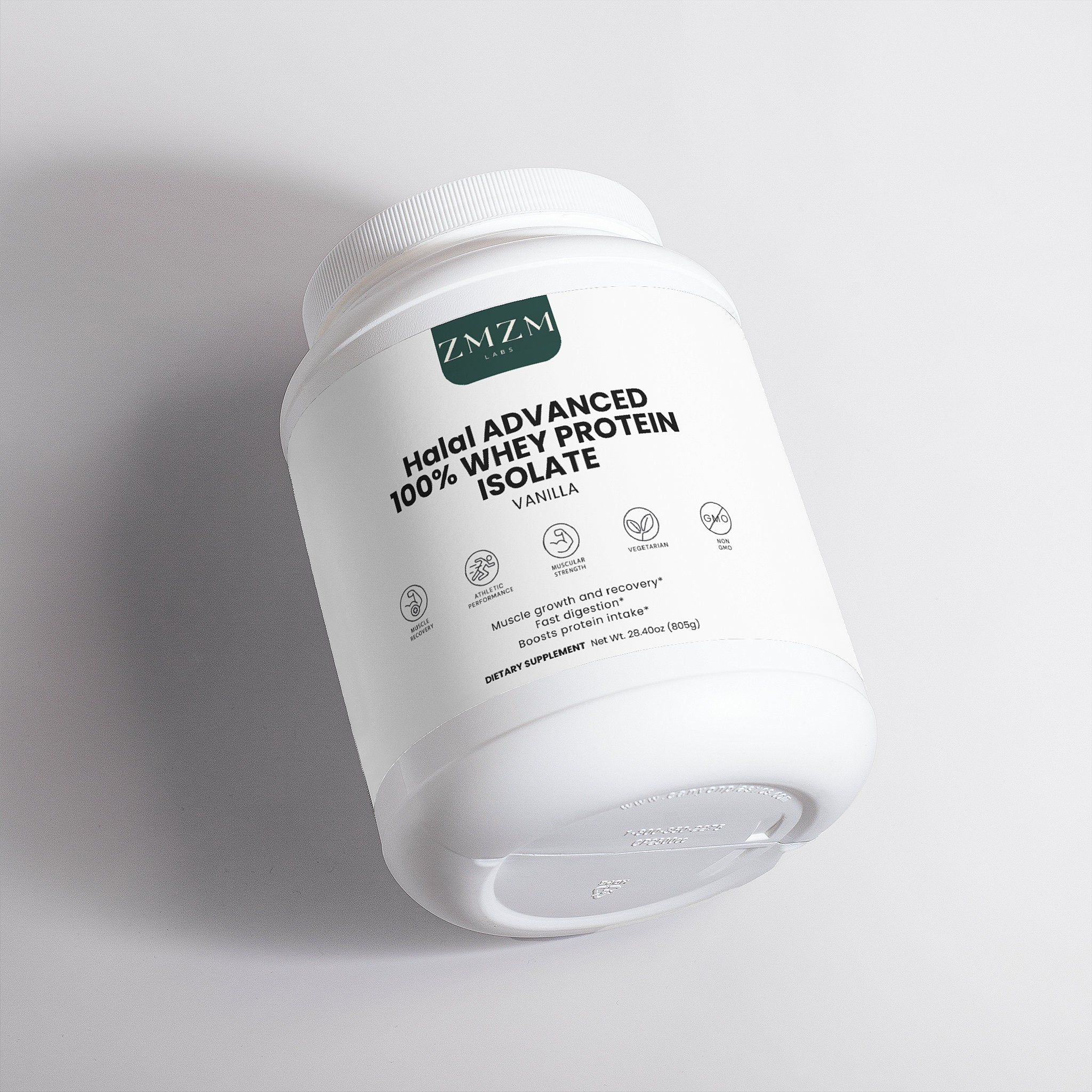 Halal Advanced 100% Whey Protein Isolate (Vanilla)