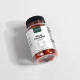 Jar of ZMZM Halal Collagen Gummies on a light gray background