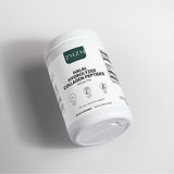 Container of ZMZM Labs Halal Hydrolyzed Collagen Peptides on a light gray background