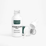 ZMIZM Labs Vitamin Glow Serum bottle with dropper on a white background