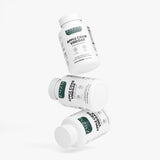 Three bottles of ZMZM Labs Apple Cider Vinegar on a white background