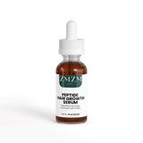 Bottle of ZMZM Labs Peptide Hair Growth Serum on a white background