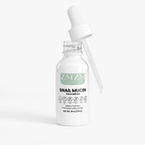 ZMZM Labs Snail Mucin face serum bottle with dropper on a white background