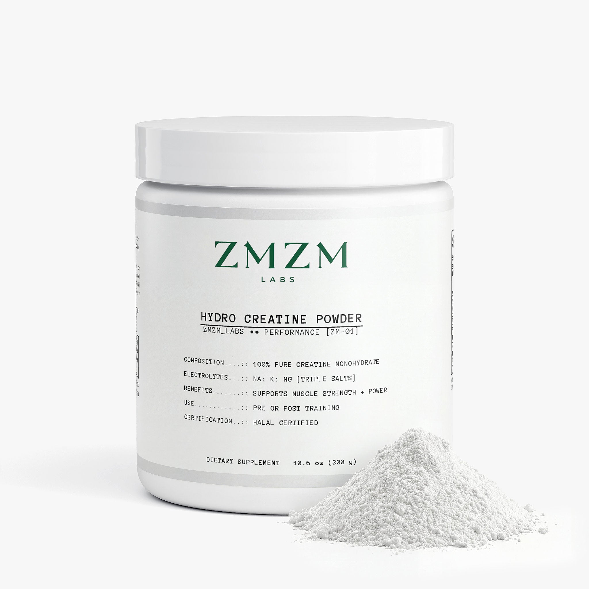 ZMZM Labs Strength + Hydration Creatine — ingredient detail