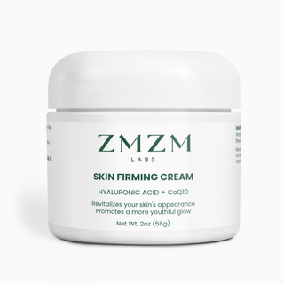 ZMZM Labs Skin Firming Cream jar — halal firming cream, alcohol-free, formulated for use around wudu