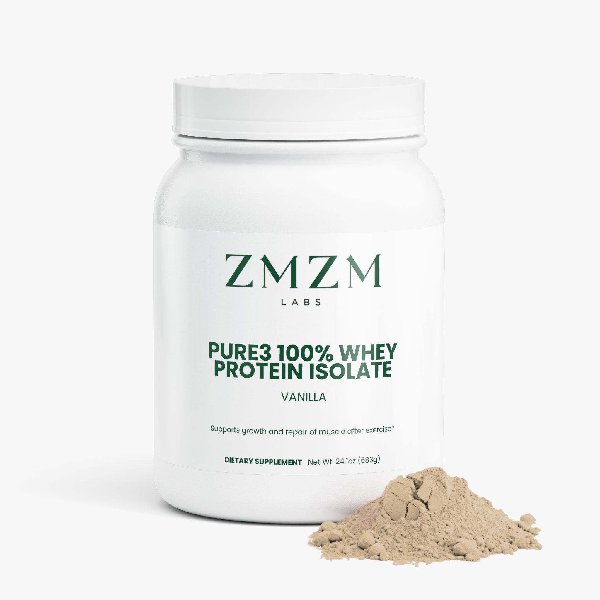 Pure3 100% Whey Protein Isolate (Vanilla)