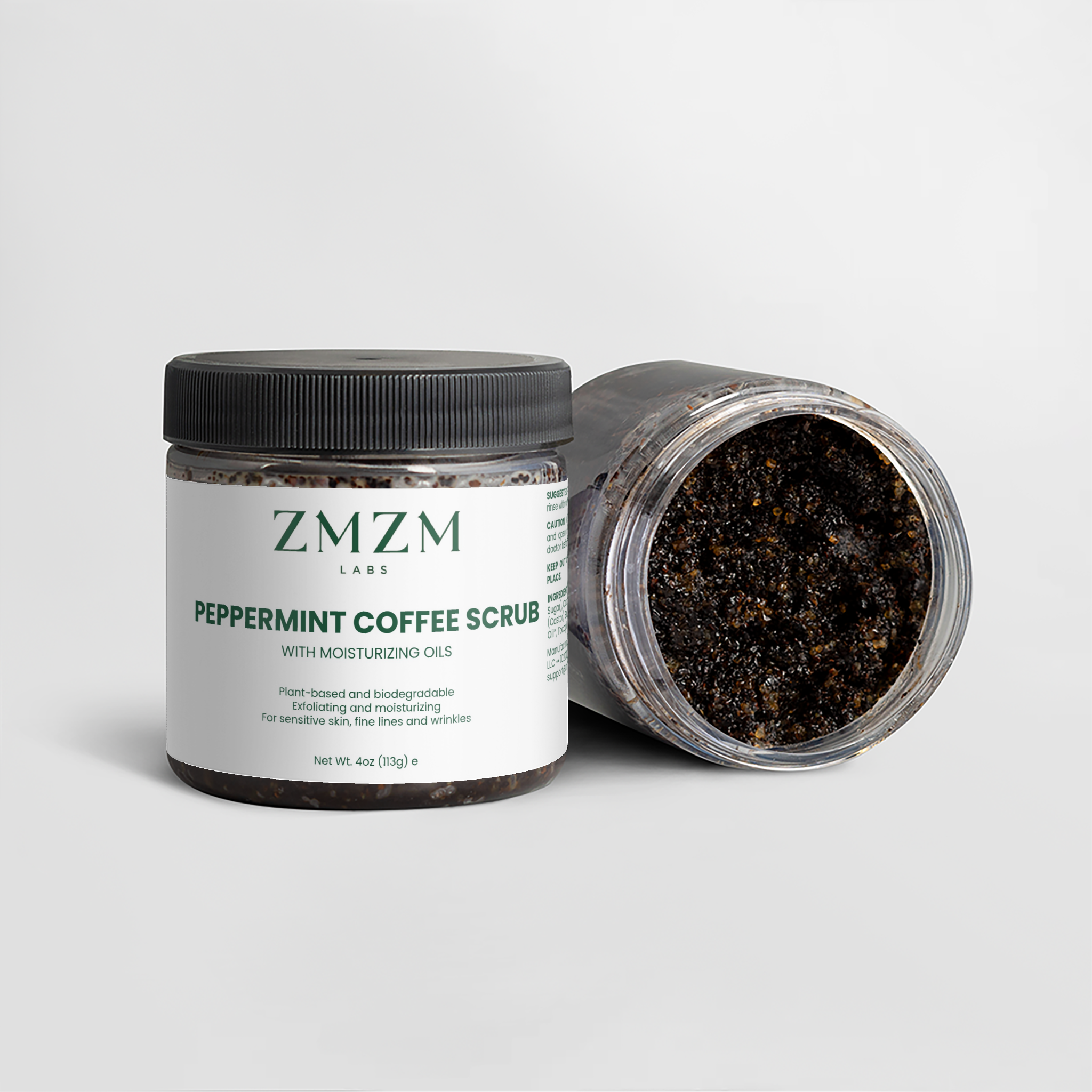 Peppermint Coffee Scrub
